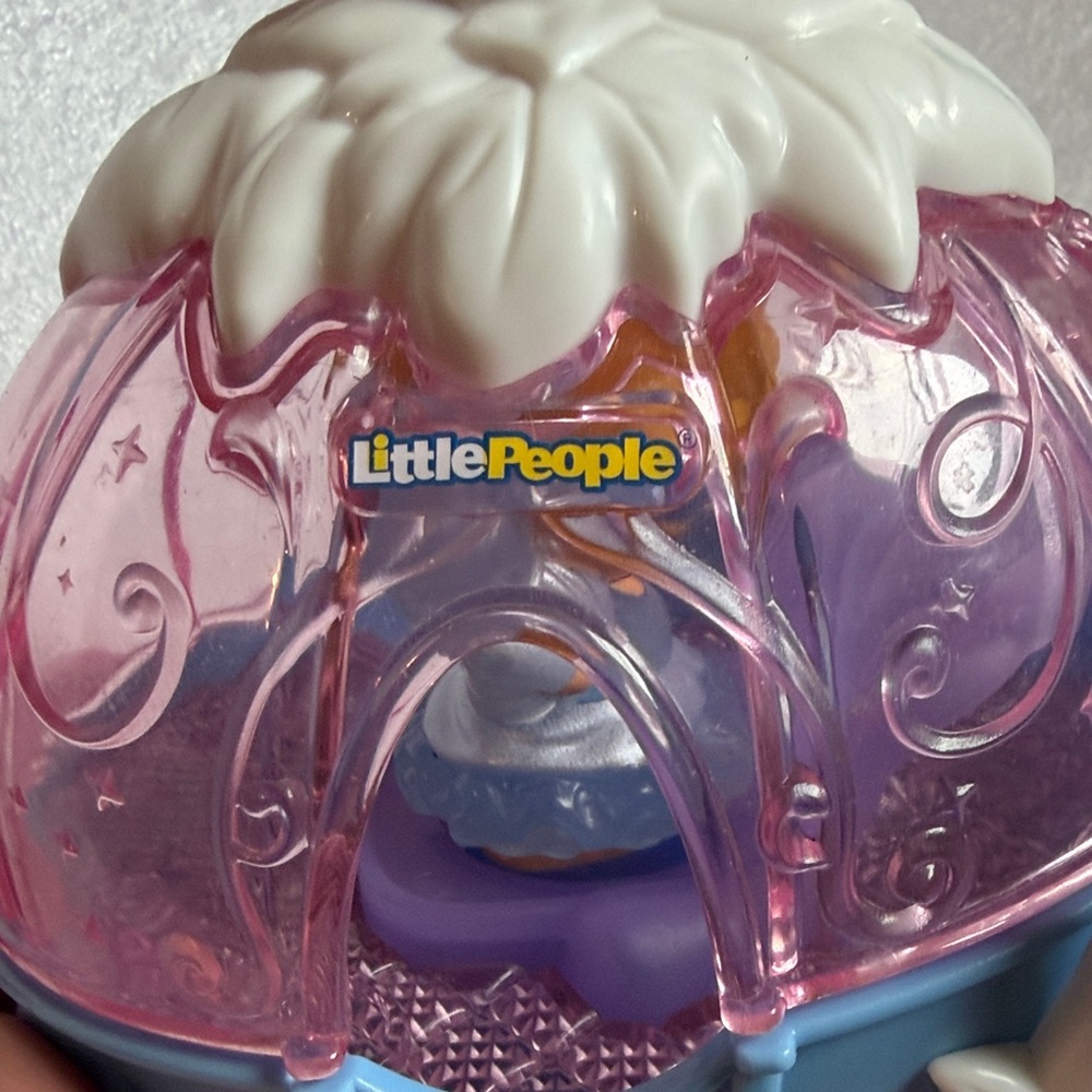 Little People Cinderella Princess Carriage Playset with Lights and Music Works - Picture 10 of 14